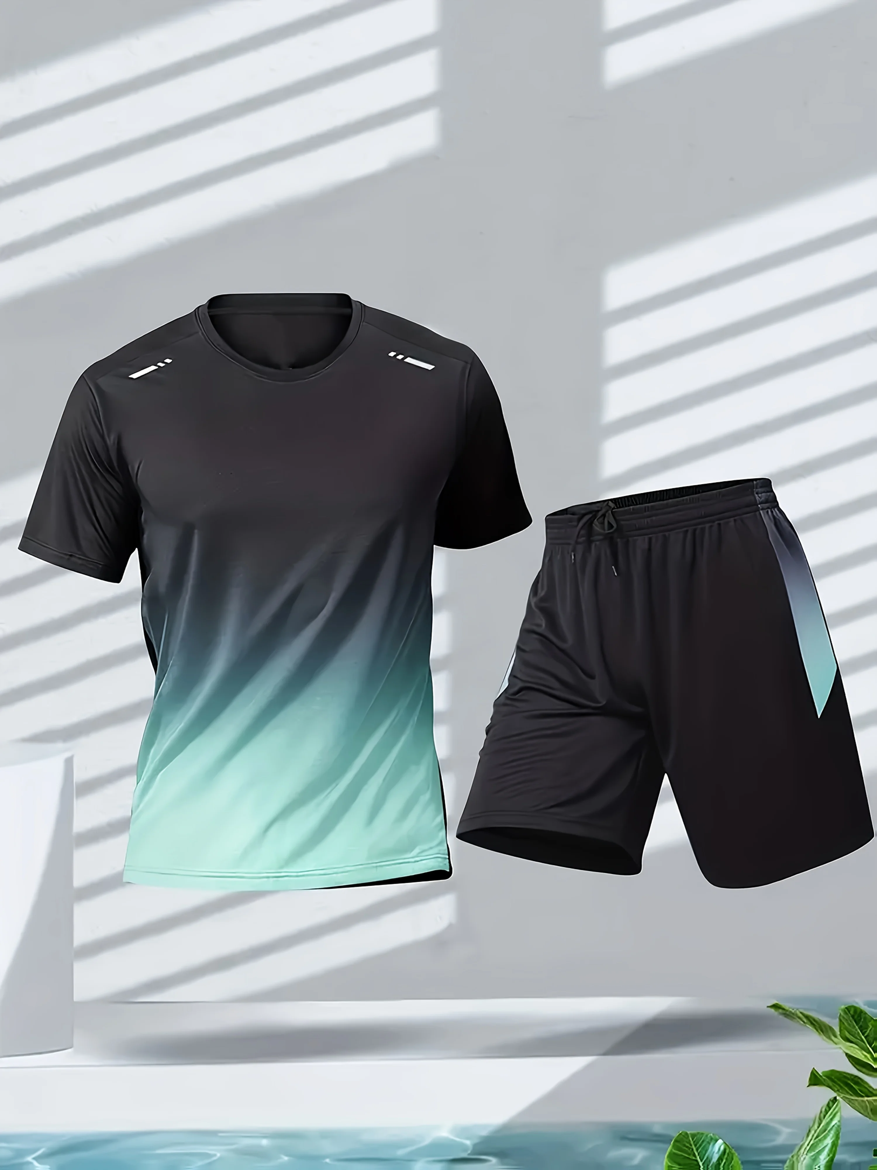 Badminton Vector - Roupas esportivas masculinas, mangas curtas e