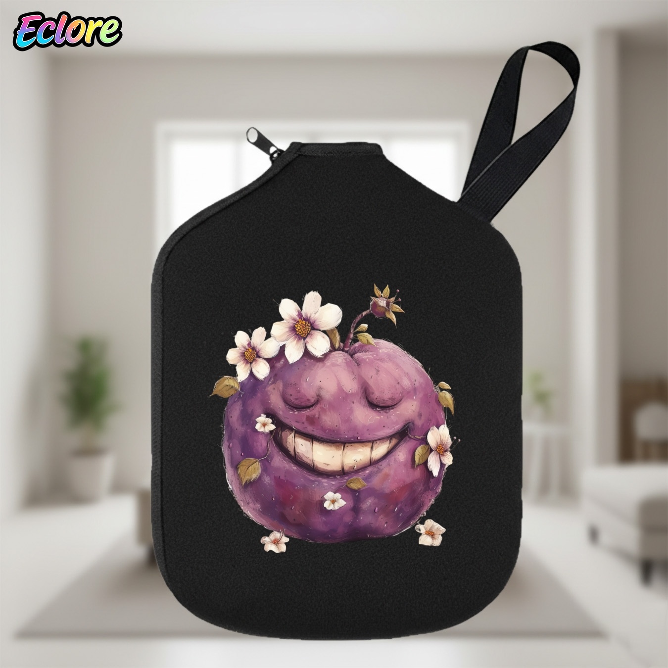 Badminton Badminton - Capa para Raquete de Pickleball Smiley