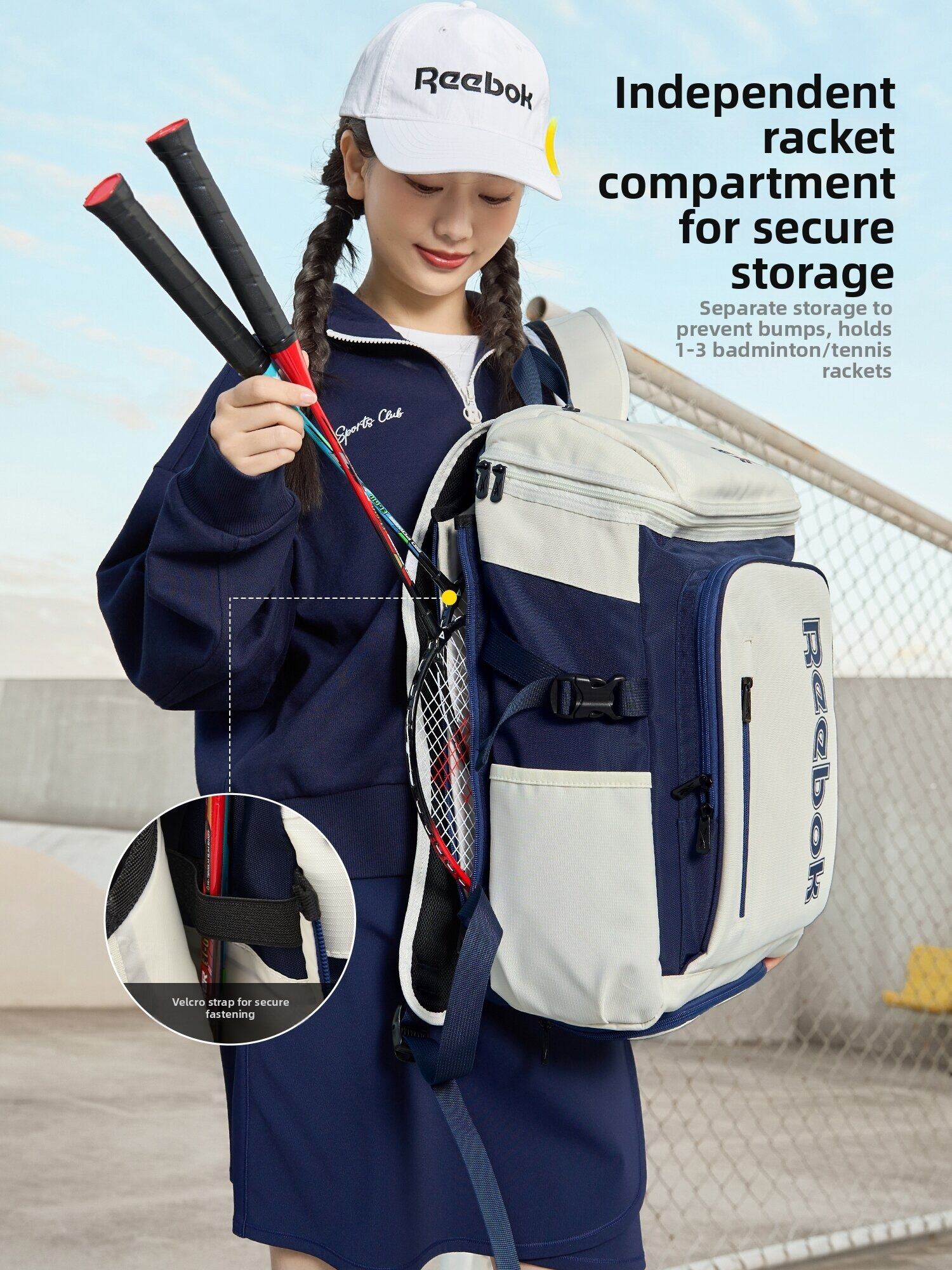 Mochila Esportiva Unissex REEB - Badminton Badminton avaliação e preço